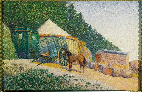 Campement d'un petit cirque, The Phillips Collection.