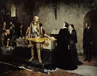 Le Duc Karl insultant le corps de Klas Fleming, 1878, Helsinki, Galerie nationale de Finlande.