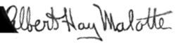 signature d'Albert Hay Malotte