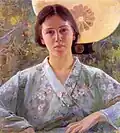 Dame au kimono