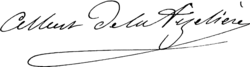 signature d'Albert Patin de La Fizelière