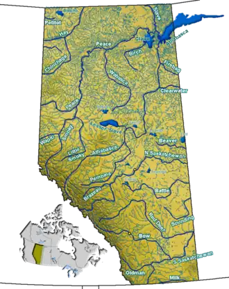 Alberta rivers