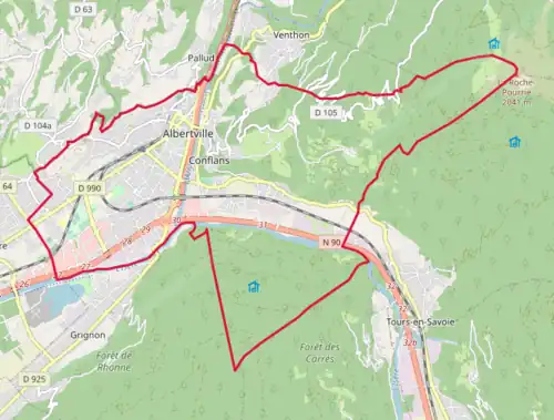 Carte OpenStreetMap.