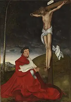 A. de Brandenburgdevant la Croix1520, Munich