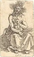 L'Homme de douleurs assis, 1515, National Gallery of Art