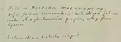 signature d'Albrecht von Haller