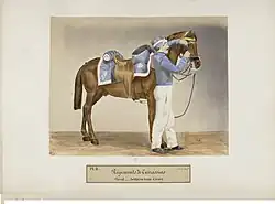 Cuirassier de la Garde impériale en tenue d'écurie.
