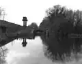 L'écluse d'Aldermaston en 1975 avant sa restauration.