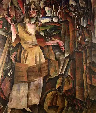 Portrait d'actrice Alexandra Khokhlova (1919)