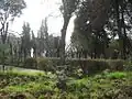 Vue du jardin public