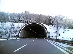 L'A-26 près d'Alexandrie, juste avant les Apennins en direction de Gênes.
