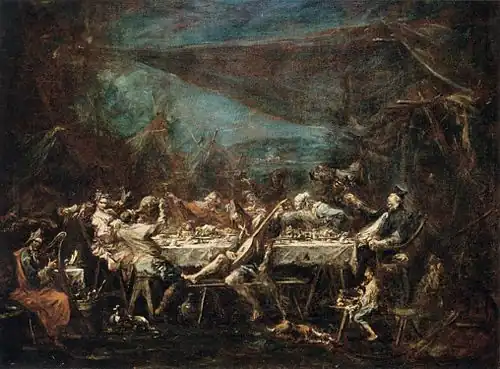 Banquet de bohémiens1730-1735Musée du Louvre, Paris