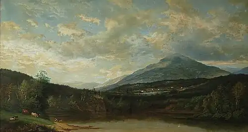 Vue du mont Washington dans le New Hampshire, Musée de Dordrecht.
