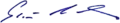 Signature de Alexandr Vondra
