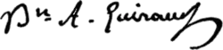 signature d'Alexandre Guiraud