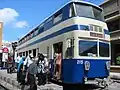 Tramway à étage de la ligne bleue