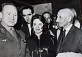 Avec l'astronaute Alexeï Leonov, Paris 1964