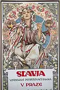 Alfons Mucha, célèbre pour ses représentations de femmes de la Belle Époque et auteur de l'Épopée slave 1907), fut aussi un acteur de la renaissance culturelle tchèque.