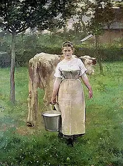Manda Lamétrie, fermière (1887), Paris, musée d'Orsay.