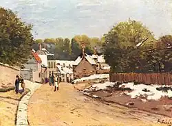 Première neige à LouveciennesAlfred Sisley, 1870