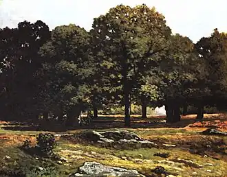 Allée de châtaigniers à La Celle-Saint-CloudAlfred Sisley, 1865