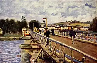 Alfred Sisley, Passerelle d'Argenteuil,1872