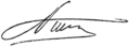 Signature de Alfredo Poveda