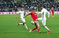 Liassine Cadamuro (17) et Faouzi Ghoulam (3)