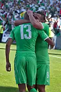 Islam Slimani après le but
