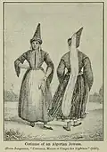 Juives d'Algérie portant la sarma (coiffe) (1837).