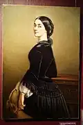 son autoportrait et celui de Clara sa sœur,
