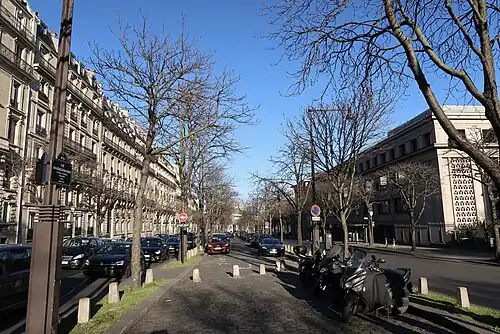 Vue en hiver.