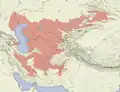 Aire de répartition de la Gerboise afghane
