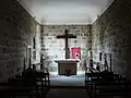 L'intérieur de la chapelle Saint-Laurent.
