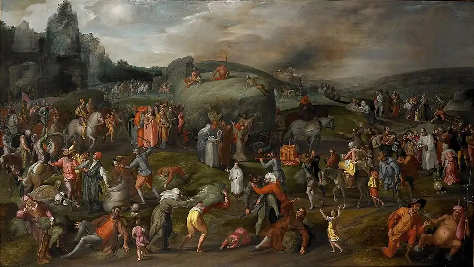 Variante rectangulaire conservée au musée du couvent Sainte-Catherine à Utrecht (dépôt du Rijksmuseum).