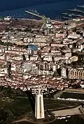 Le Christ-Roi et la ville d'Almada.