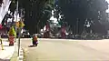 L'alun-alun (place centrale) de Blitar.