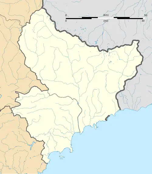 Voir sur la carte administrative des Alpes-Maritimes