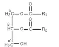 Fig 4 : α,β-diglycéride.