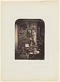 Décor d'atelier, nature morte, vers 1855.