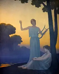 Le Chant du soir, Alphonse Osbert, 1906.