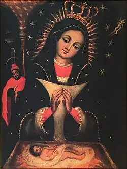Image officielle de Notre Dame de la Altagracia.