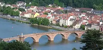 Le pont vu du chemin des philosophes