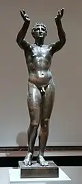 Jeune garçon. Bronze original, H. 128 cm. Rhodes, 300 avant notre ère, école de Lysippe.