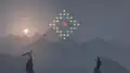 Capture d'écran du jeu montrant Alto sauter par-dessus un gouffre.