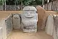 Femme enceinte au site Alto de las Piedras