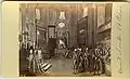 Salle du conseil à Saint-Pierre de Rome ; gravure d'après une photographie d'Altobelli, 1874.