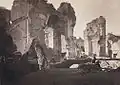 Ruines des Thermes de Caracalla à Rome.