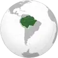 Emplacement de la forêt amazonienne