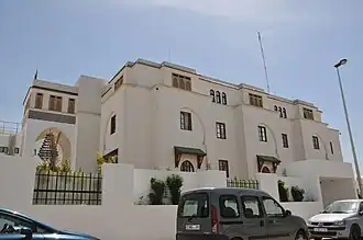 Vue de la mission diplomatique